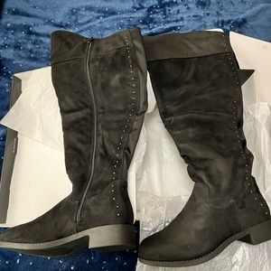 Torrid knee high studded boots
